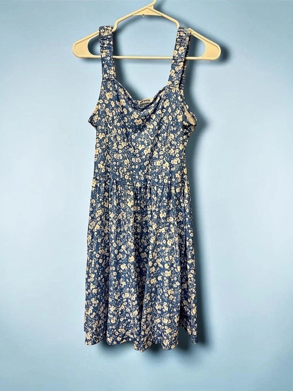 HUHOT Women's Size XL Square Neck Floral Sundress